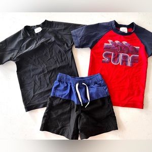 Hanna Andersson boys swim shorts & rashguard bundle - 5
